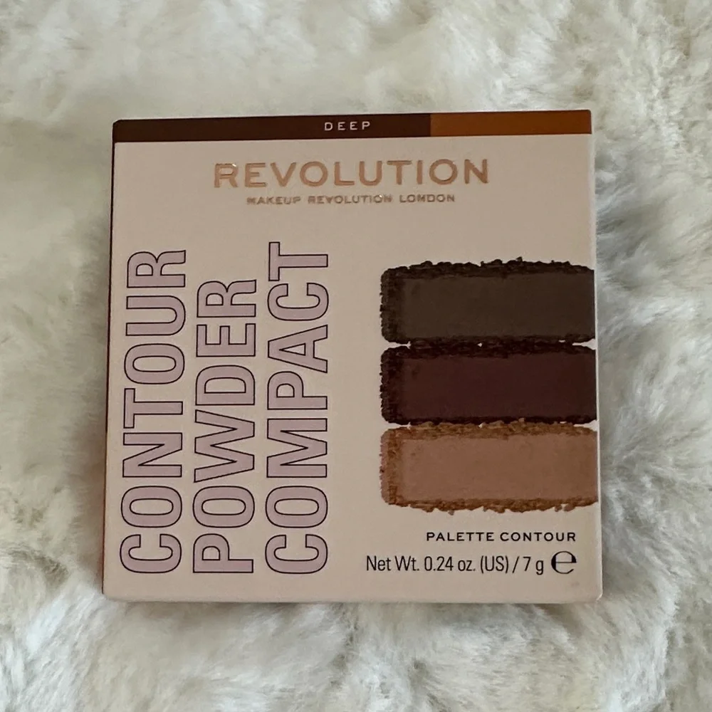 Revolution Contour Powder Compact - Deep Brown Trio